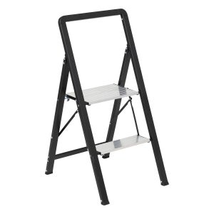 Sgabello 2 Gradini Antiscivolo Robusto Porta 135Kg
