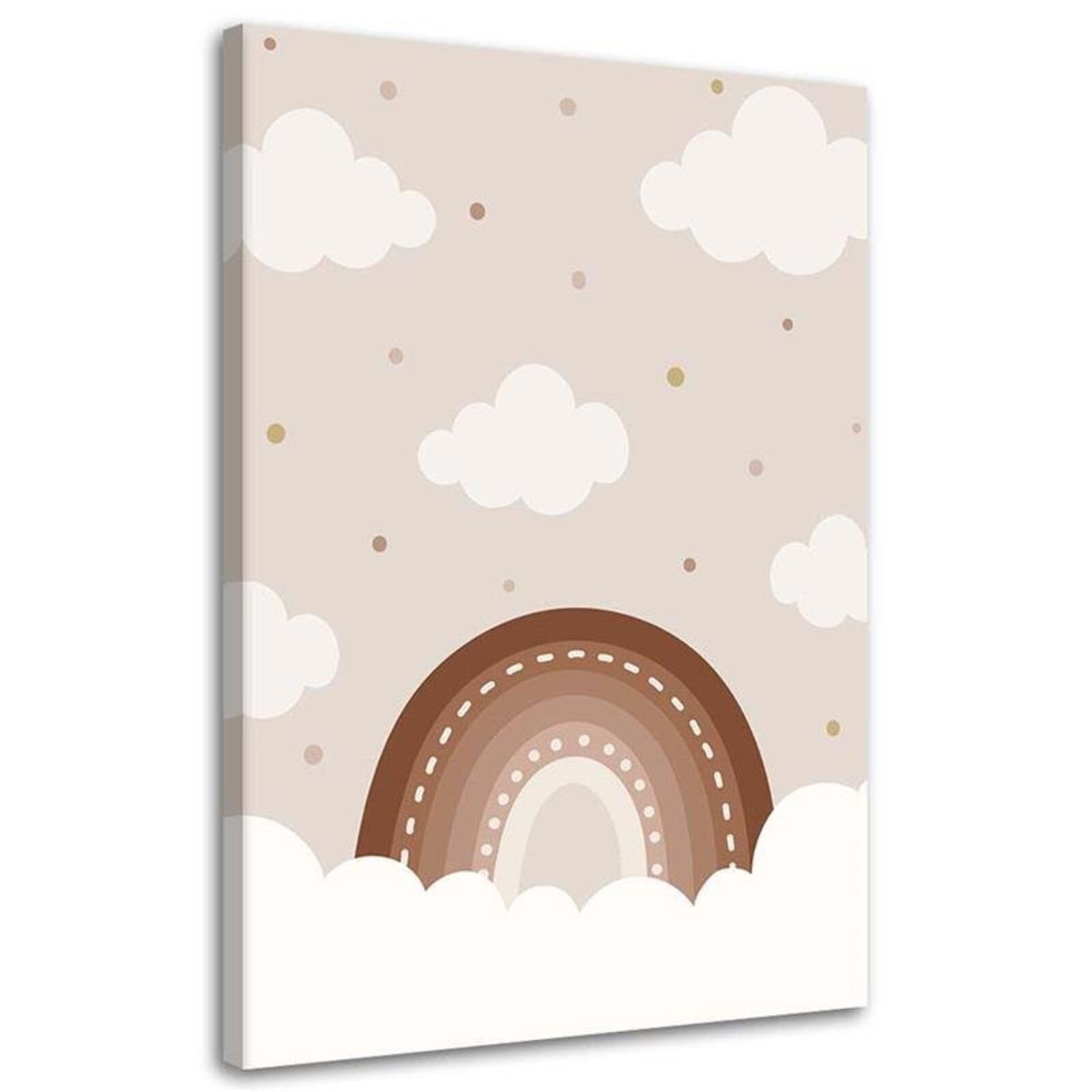 Tableau nuage au-dessus de l'arc-en-ciel - 40 x 50 cm - 4
