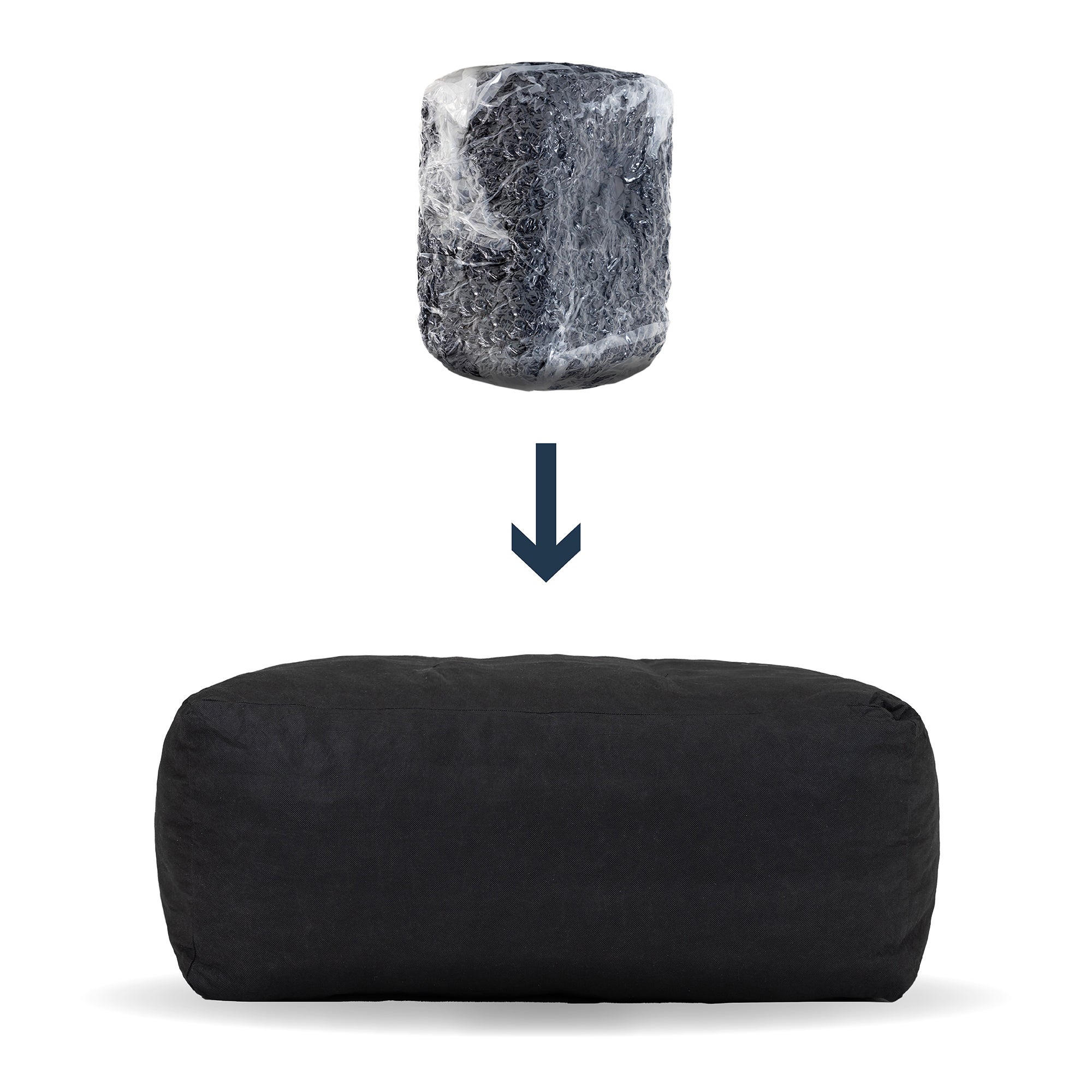 Pouf Icon repose-pieds modulaire en velours côtelé beige Oeko-Tex® - 9