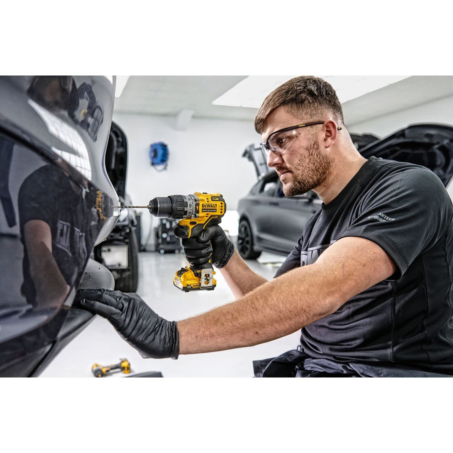 DEWALT Trapano Avvitatore Compatto 2 Velocità con percussione, DCD706D2-QW - 9