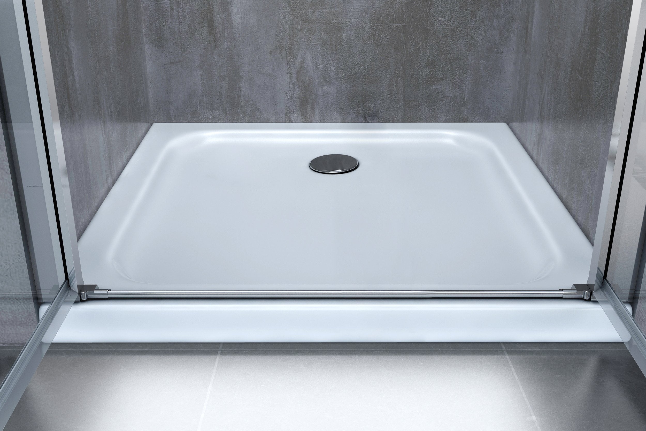 Porta doccia vetro 6 mm apertura battente saloon dentro e fuori Altezza 190 Regolabile 64-68 - 3