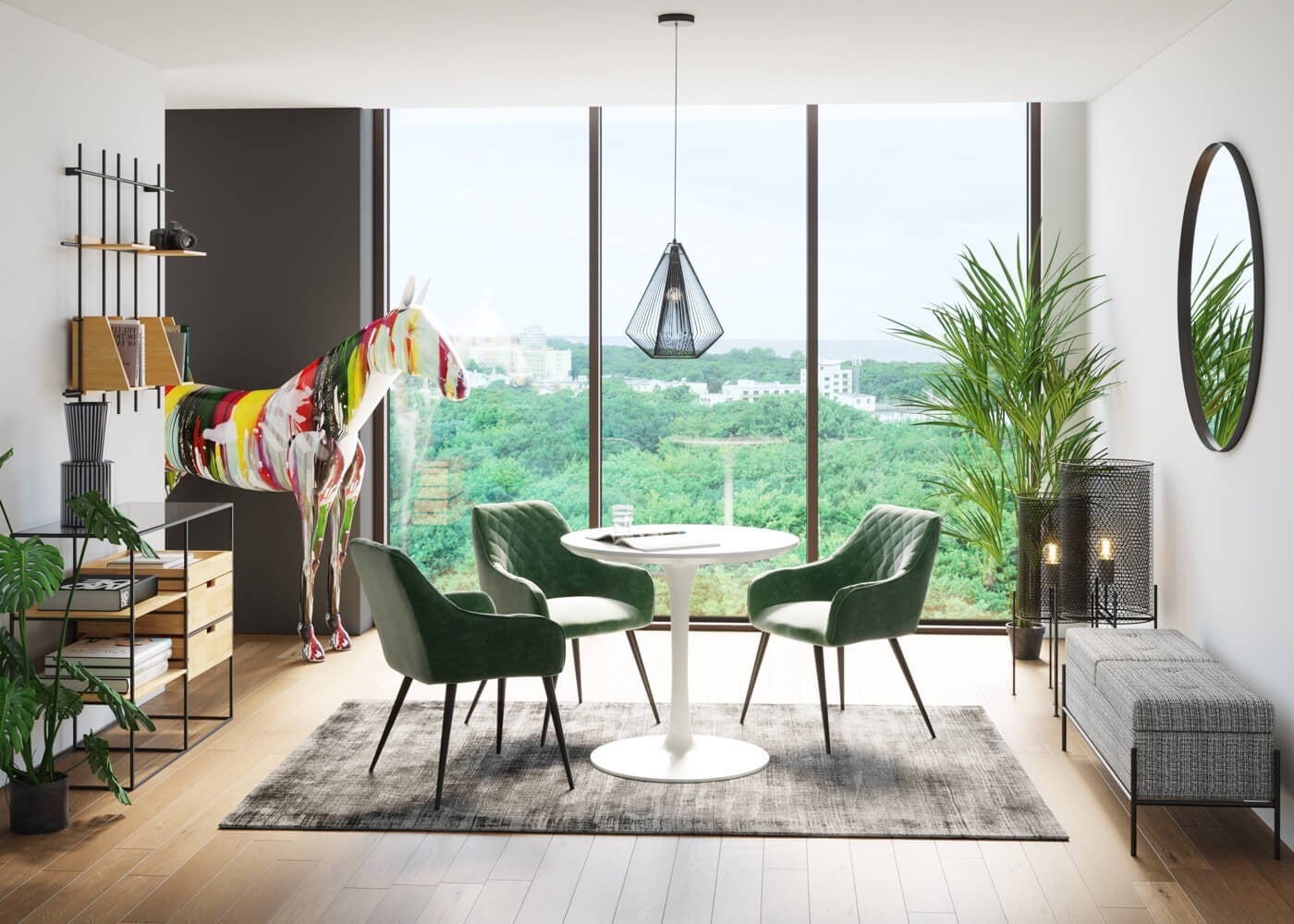 Pied de table Schickeria blanc Kare Design - 2