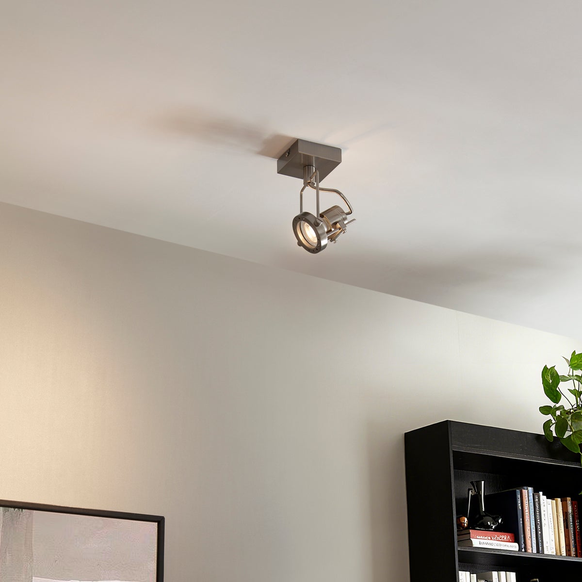 Industrialny reflektor sufitowy stalowy obrotowy i pochylany - Suplux