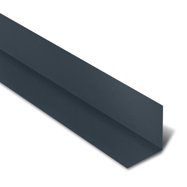Rive Contre Mur 2100 mm Acier Laqué | Gris Anthracite | RAL 7016