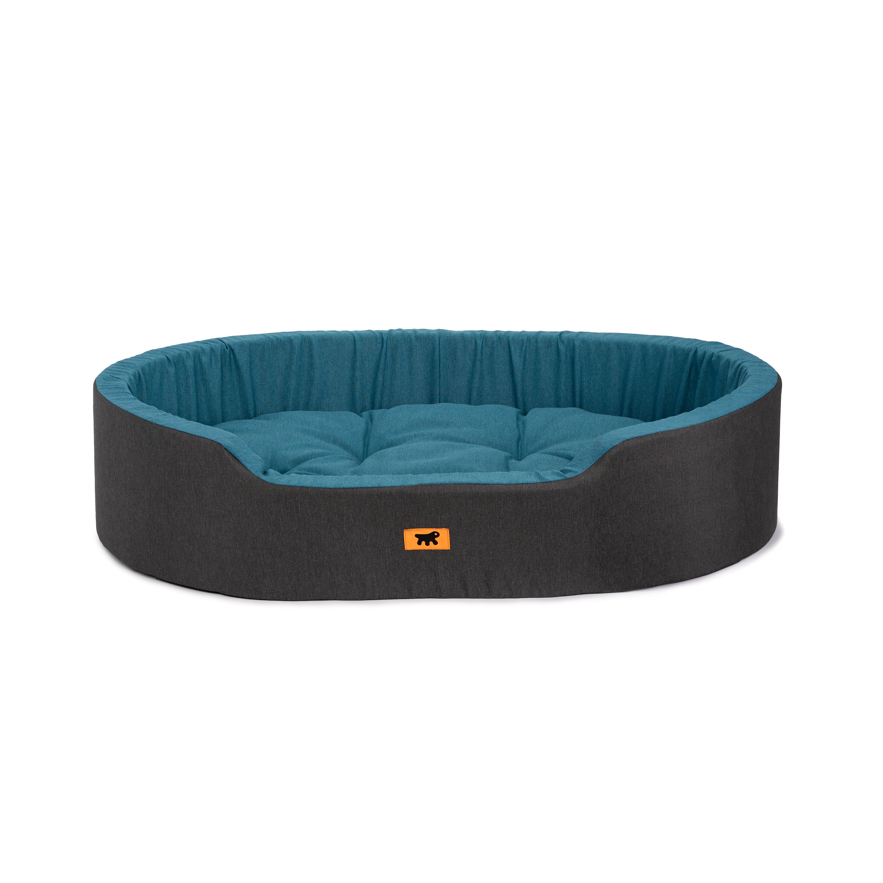 Ferplast Cuccia Siesta Deluxe – Lettino Per Cani In Plastica Riciclata, Lavabile E Antiscivolo (93,5x68x28,5 Cm, Grigio)