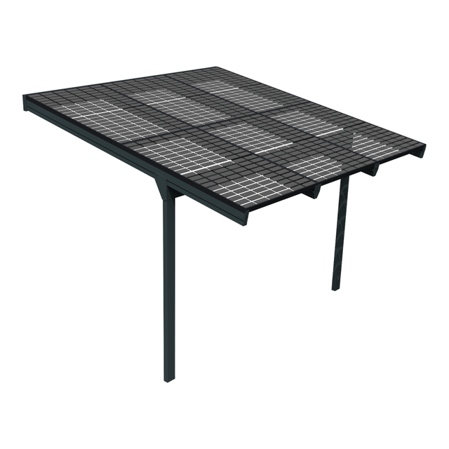 Pérgola solar (3,445m x 3,492m - 6 paneles - 2550Wp)