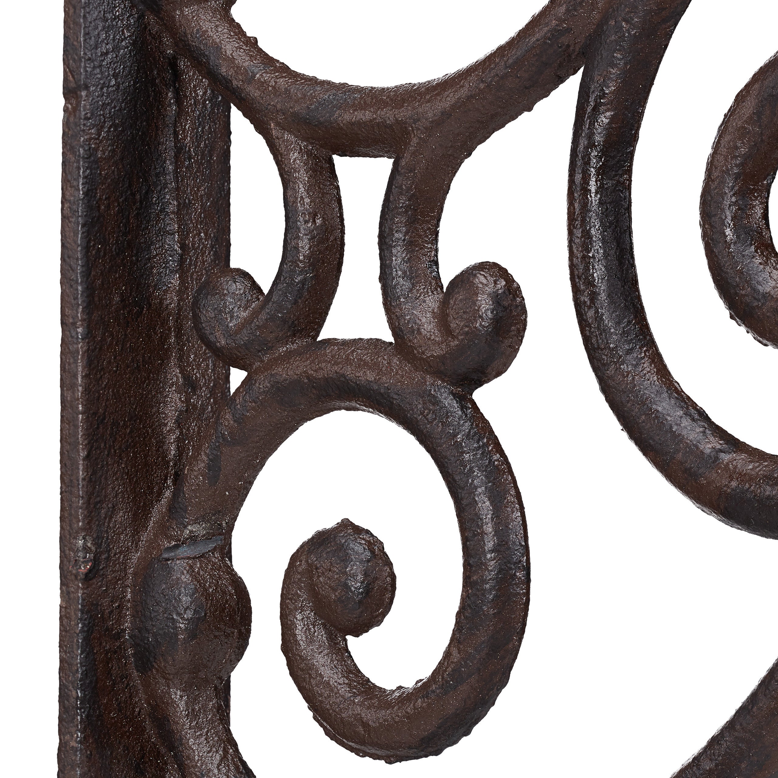 2x Insegna Negozio, Cartello a Bandiera dal Design Antico, da Scrivere, a Braccio, Ghisa, Bar & Attività, marrone - 8