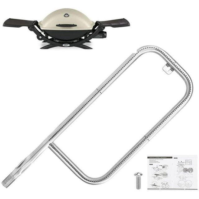 Brûleur Inox 52CM pour Weber Q200/Q220/Q2000 – Remplacement Compatible avec Modèles 69956, 60041