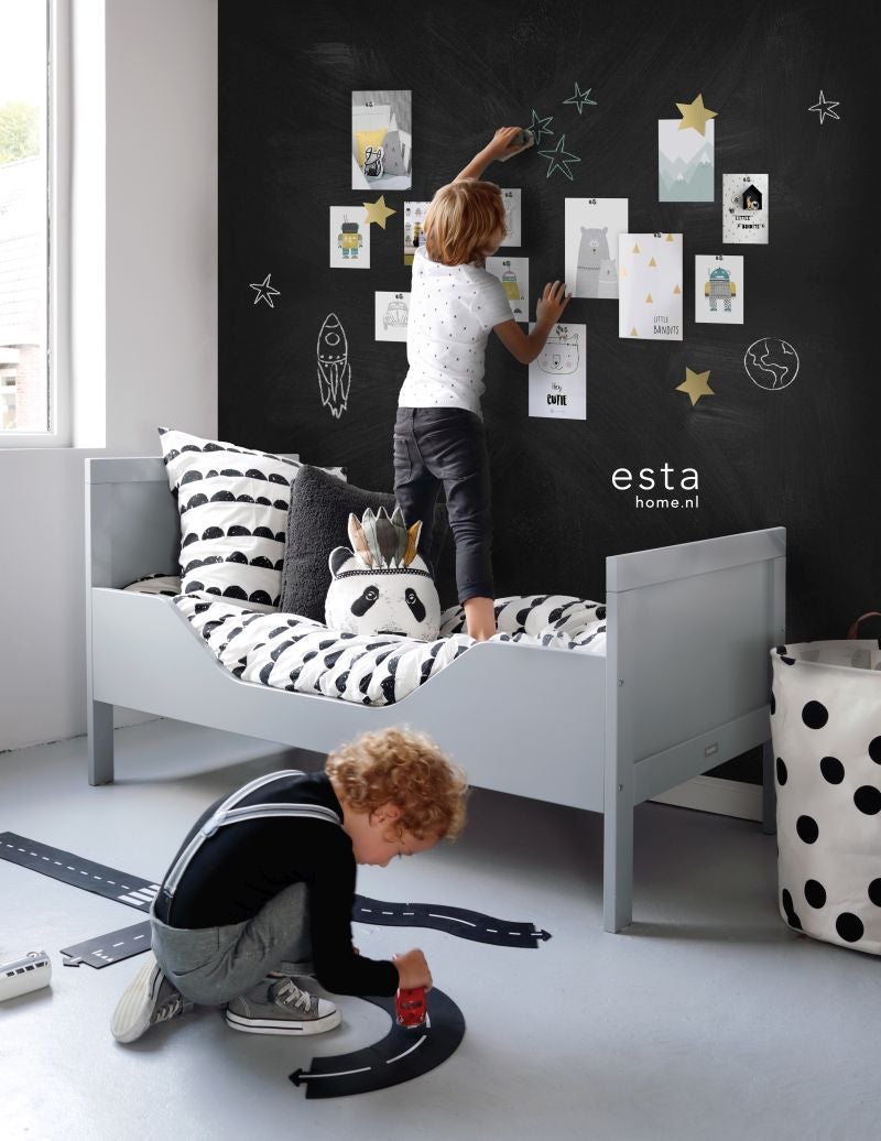 Carta da parati lavagna magnetica nero - 53 x 300 cm - ESTAhome - 7