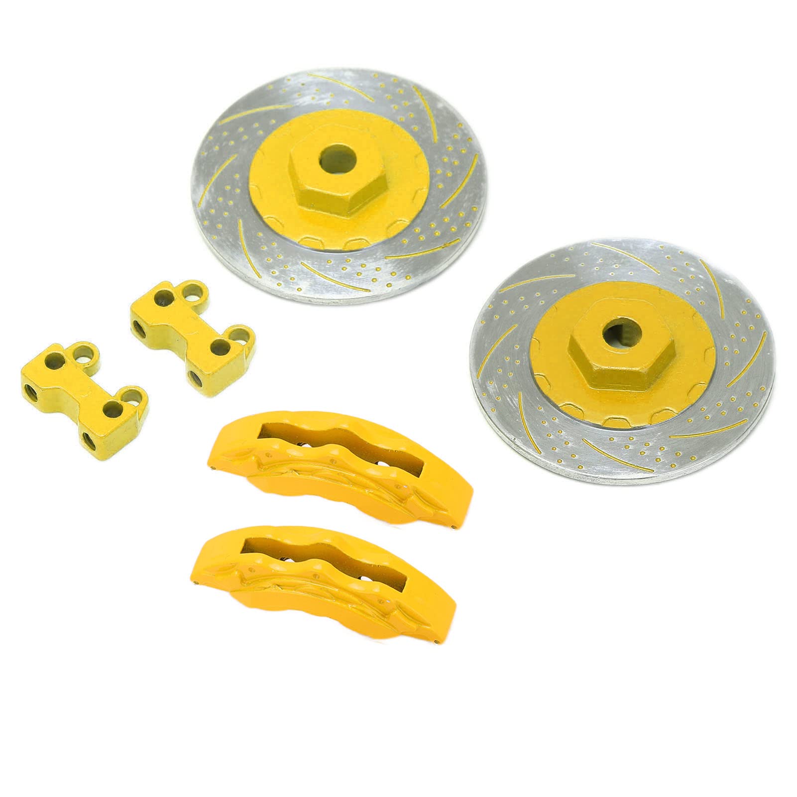2 pezzi RC Disco freno RC Simulazione Dischi freno in alluminio per TRAXXAS TRX4 TRX6 (giallo) | Leroy Merlin