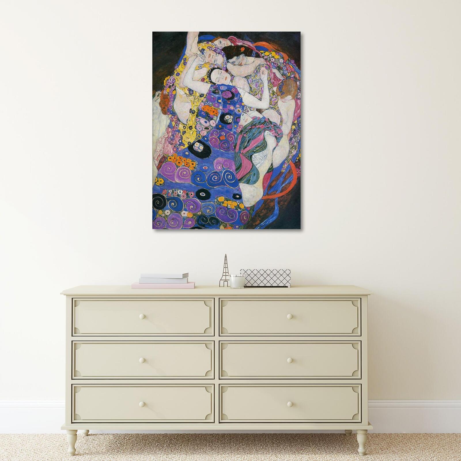 Tableau image de reproduction de g. Klimt - vierges - 70 x 100 cm - 5