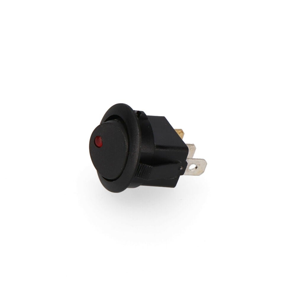 phil trade Interruttore Basculante On/off, 12/24 V, Colore: Nero