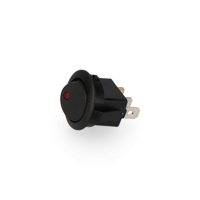 phil trade Interruttore Basculante On/off, 12/24 V, Colore: Nero phil trade Interruttore Basculante On/off, 12/24 V, Colore: Nero