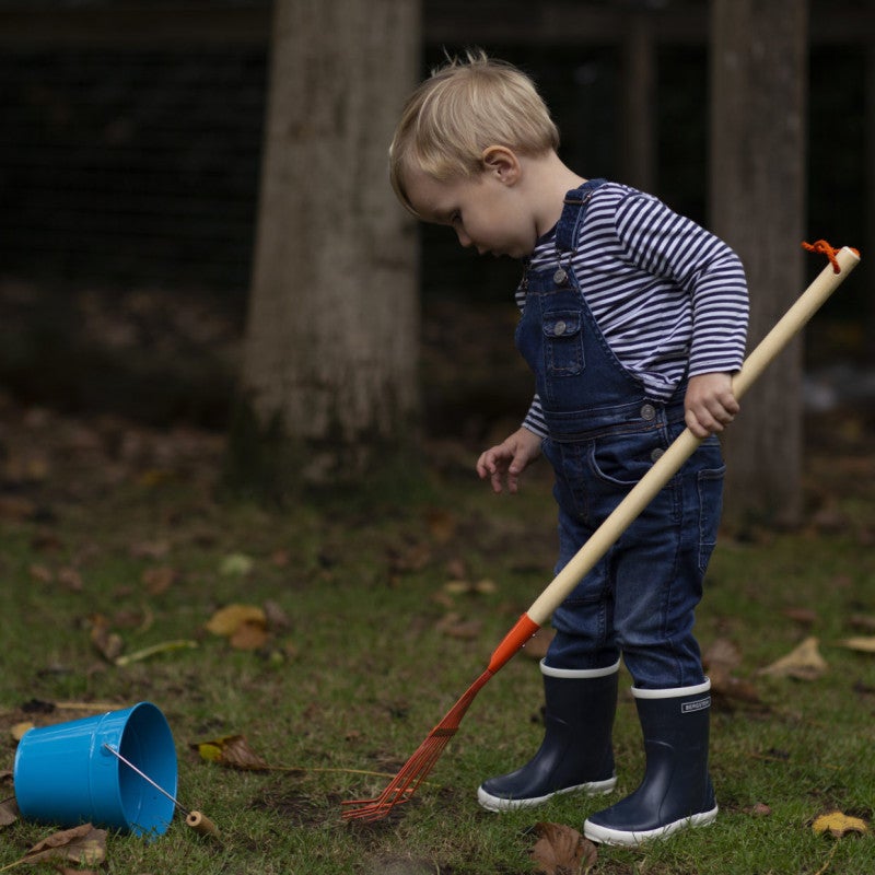 Rateau à feuilles pour enfant, Bleu - 7