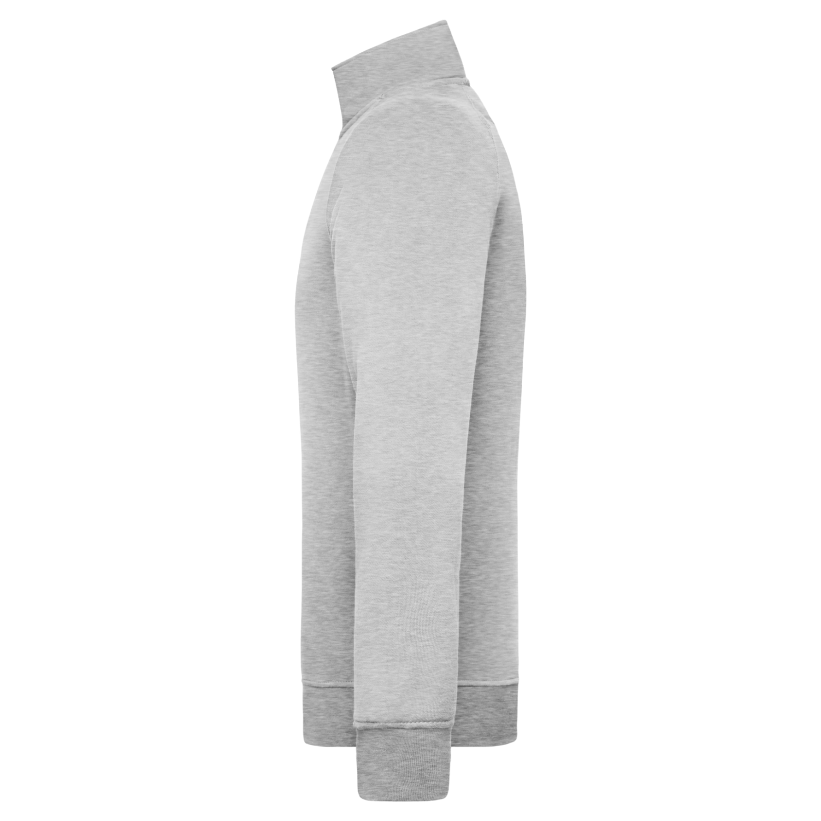 Sweat de travail ¼ de zip Job+ Gris - 3