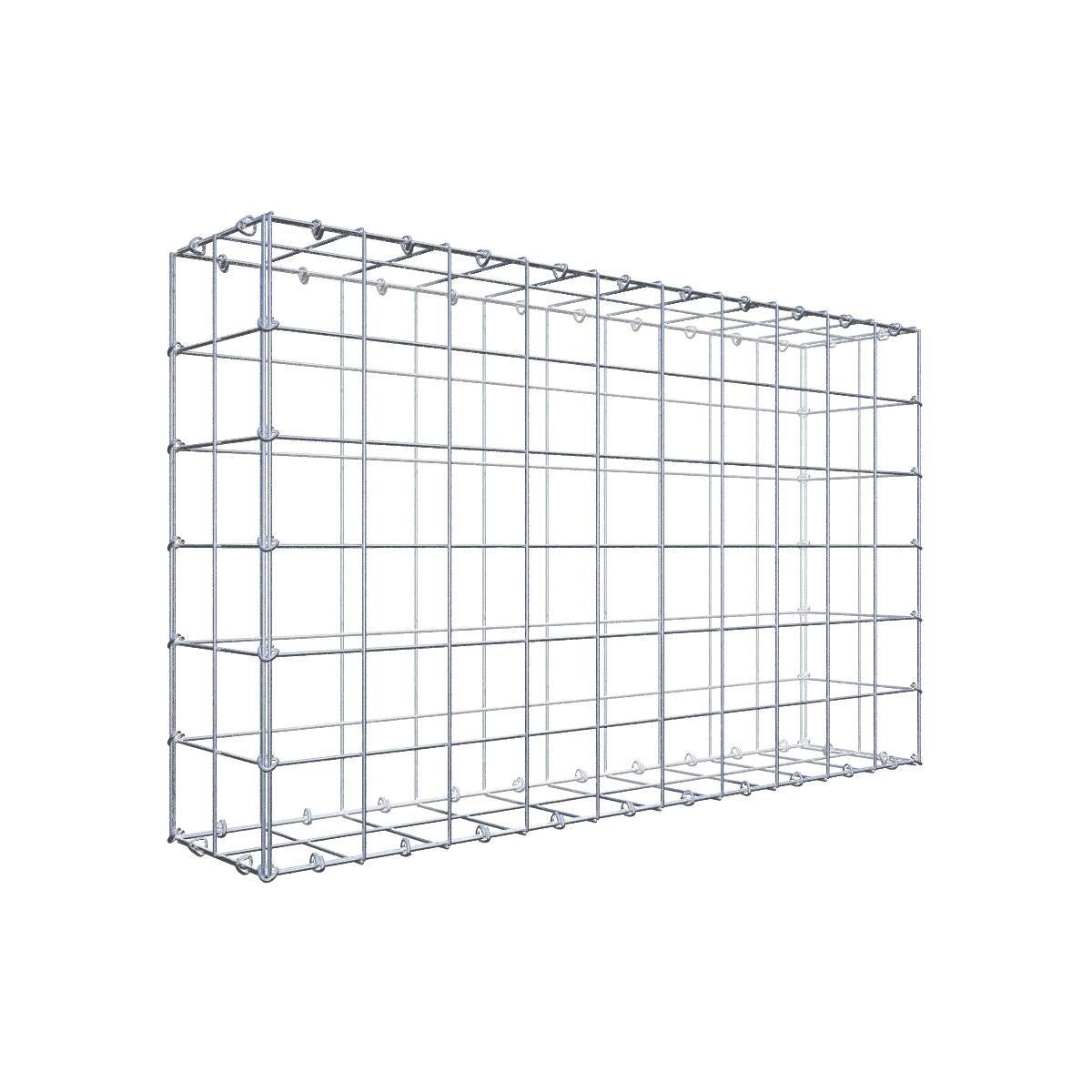 Gabion 100 cm x 60 cm x 20 cm (dł. x wys. x gł.), rozmiar oczka 10 cm x 10 cm, pierścień C