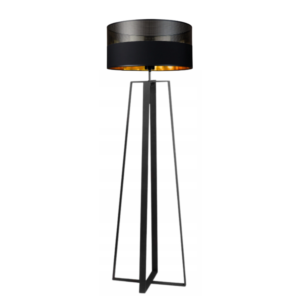 Lampa stojąca podłogowa z abażurem walec WENIS