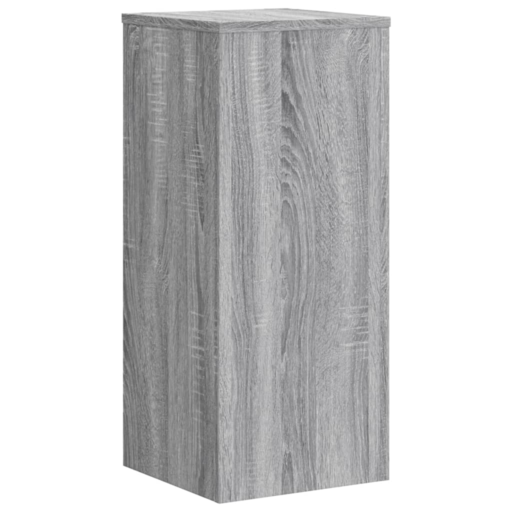 Supports pour plantes 2 pcs sonoma gris bois d'ingénierie - 4