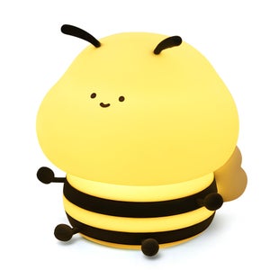 Lampada Da Notte Per Bambini A Forma Di Ape - Luce Notturna LED Ricaricabile In Silicone Morbido Con Touch Dimmerabile - Regalo Carino Per Compleanno E Natale - 6