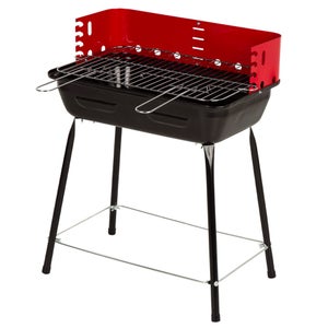 MostroMania Mini Barbecue Portatile A Carbonella - Il Più Piccolo Del Mondo! 18x15,5x6 Cm, In Acciaio Inossidabile