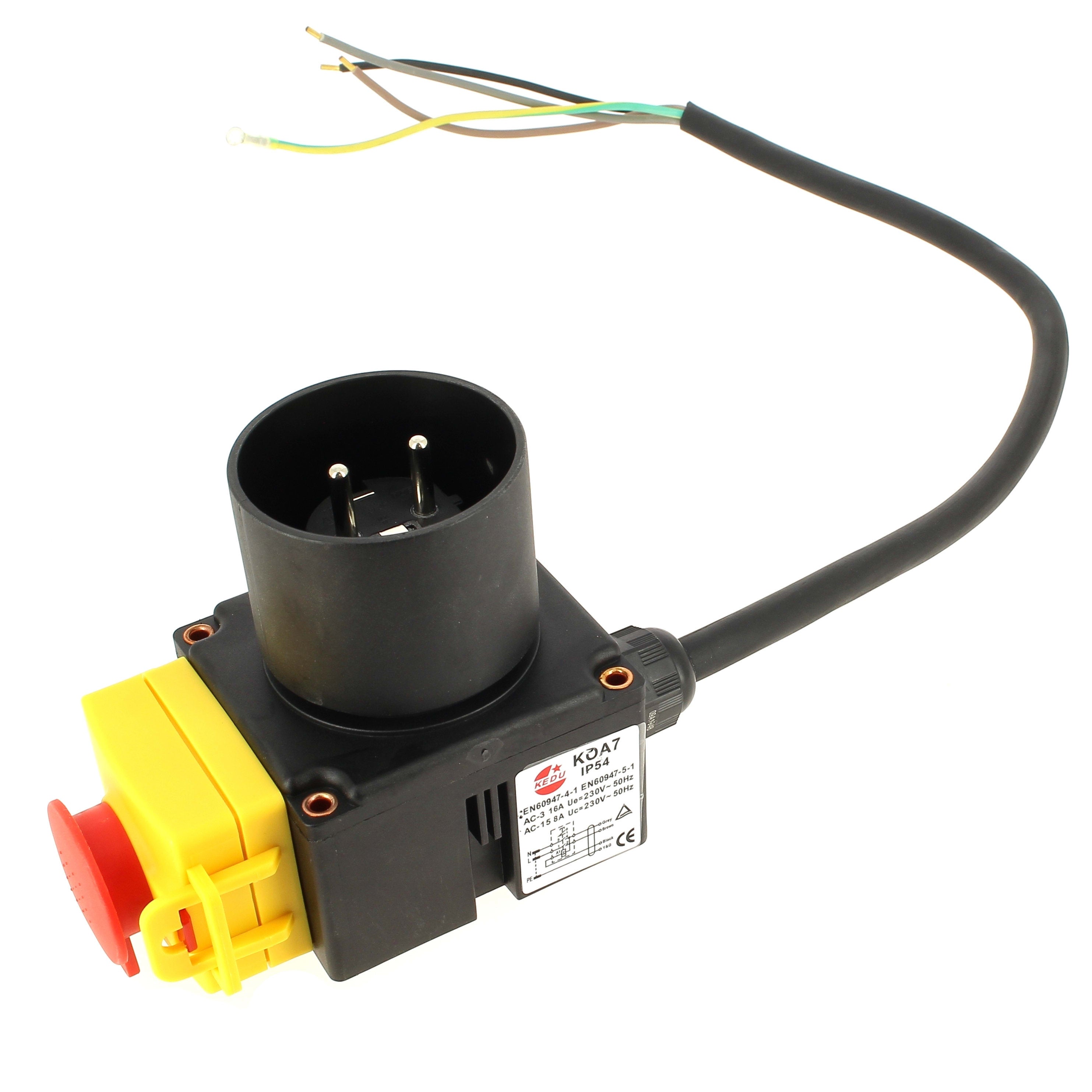 Interruttore 4 Capicorda Nero Per Aspirapolvere Stihl - Compatibile Con Modello SE61