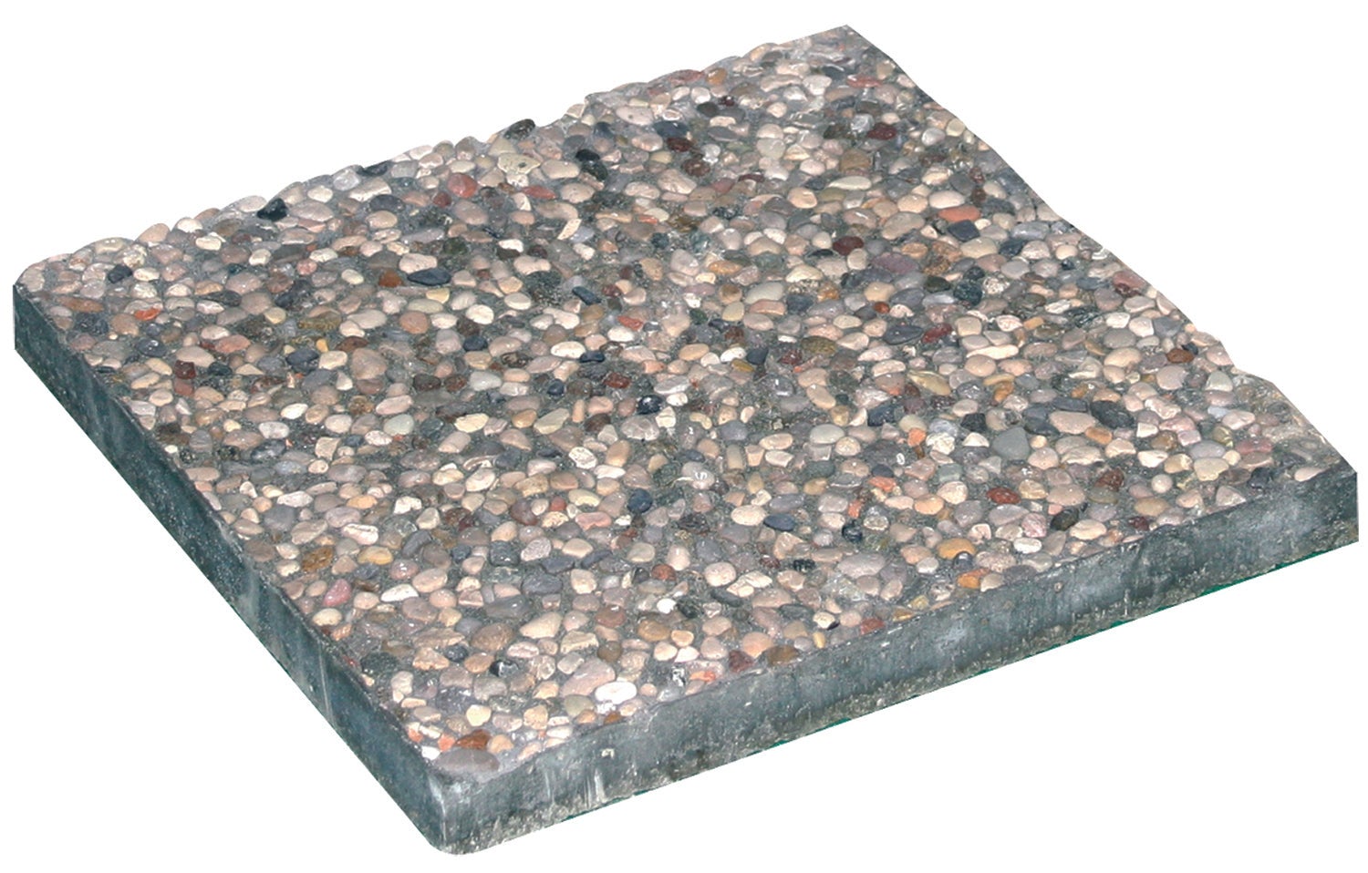 Lastra patio 40×40 cm granulato di pietra grigio – pavimentazione esterni - 6