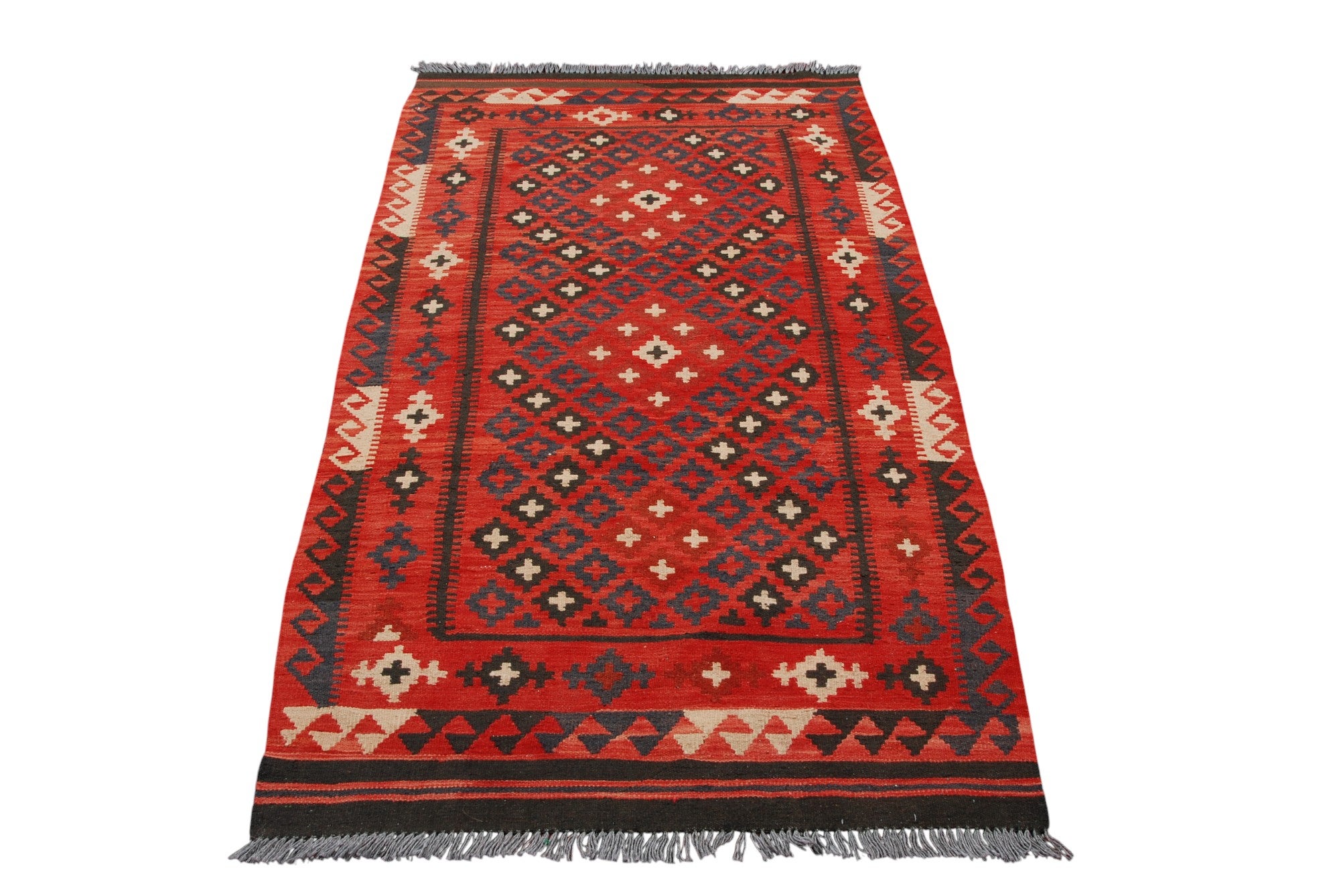 Oryginalny ręcznie robiony kilim - 197x96 cm (GalleriaFarah1970)