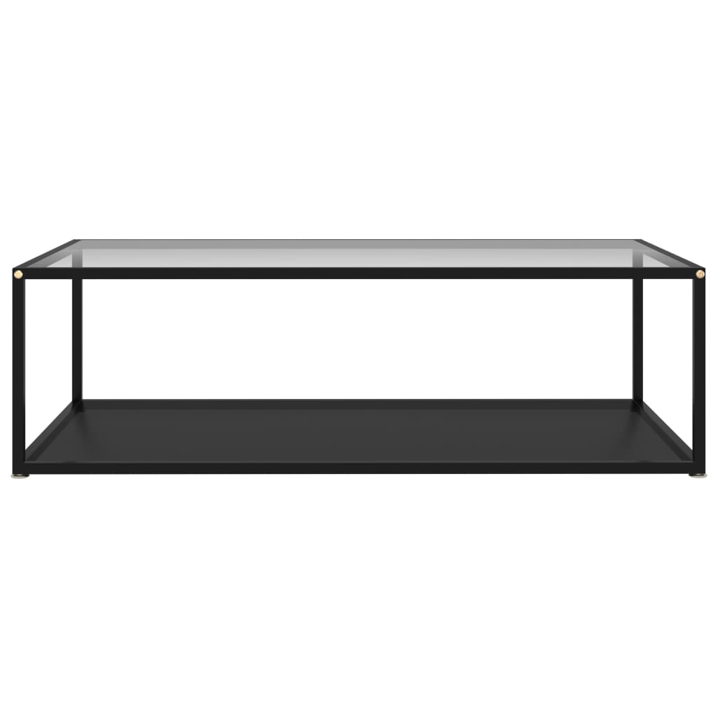 Table basse | Table d'appoint | Table de Salon Transparent et noir ...