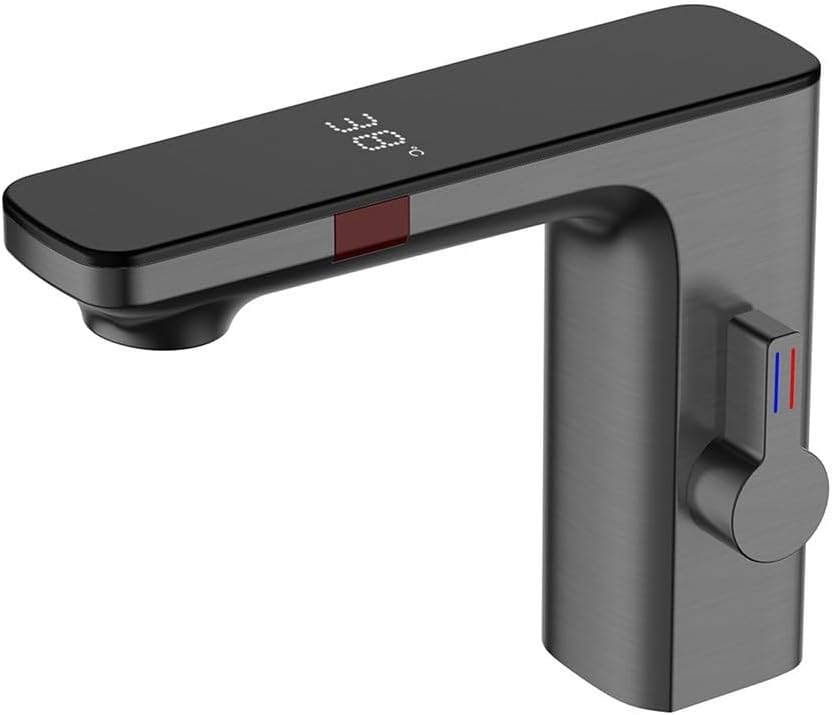 Robinet Lavabo Capteur Intelligent Zilimontt - Mitigeur Automatique Infrarouge Cuivre Chromé