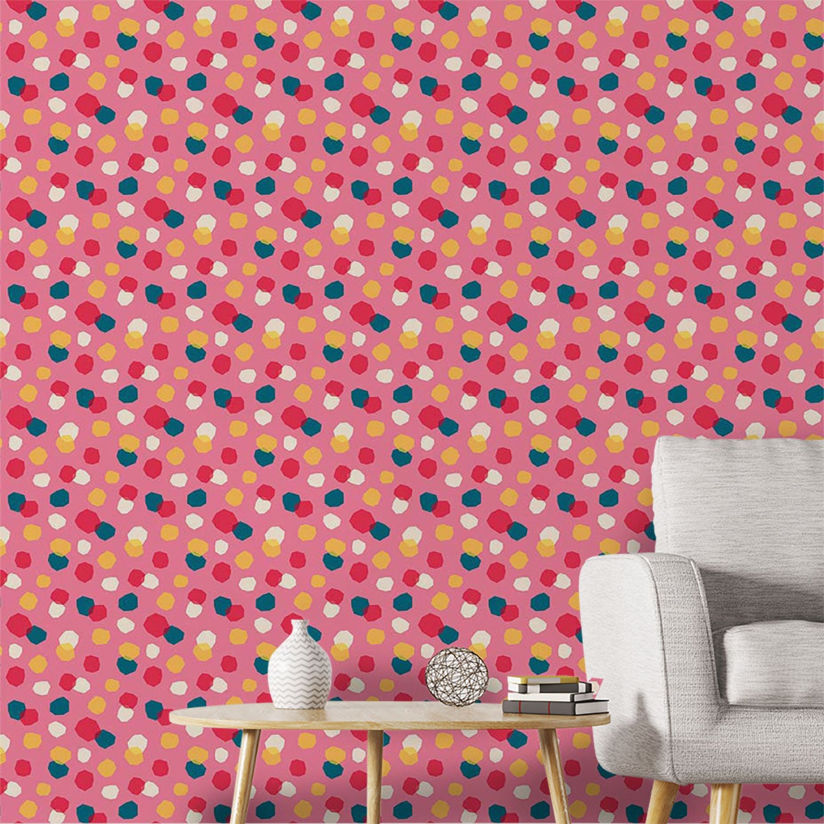 Papier peint panoramique Mood bulle - 156x270cm - 5