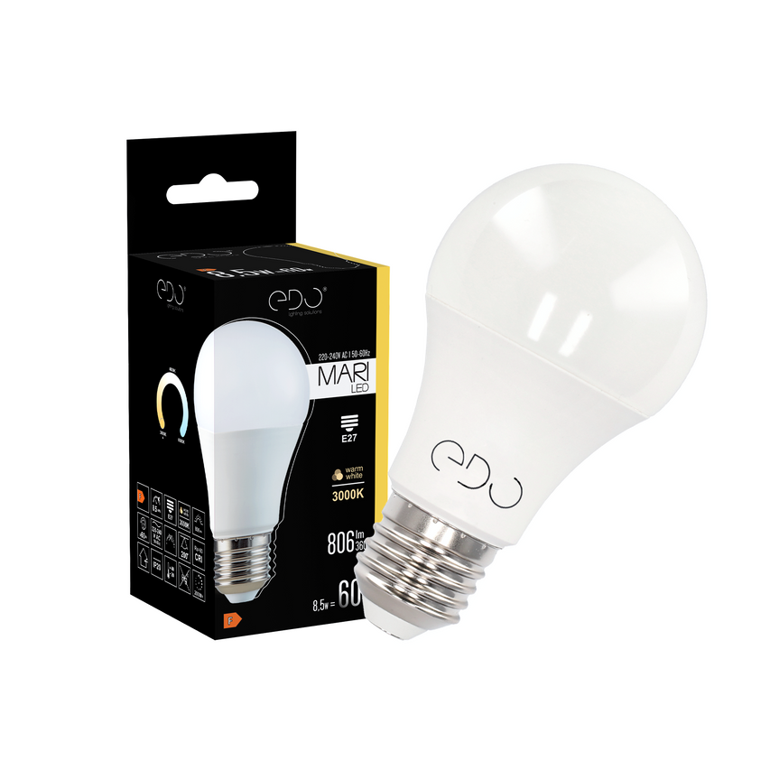 Żarówka Edo Mari LED E27 8,5W 3000K ciepła WW 806lm EDO777432
