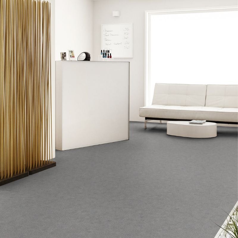 Arquiservi - Muestra Moqueta en losetas autoadhesiva Gris 50x50 cm | Fácil Instalación, Lavable y Antideslizante para Oficinas y Hogar - 5