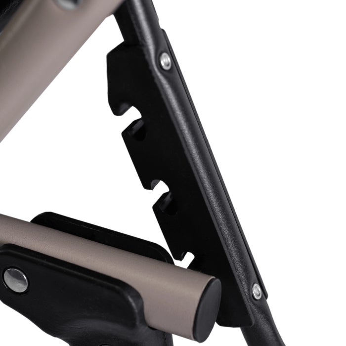 Łóżko Składane Turystyczne Polowe Leżak Do Spania Leżanka Szary VENUS - 9