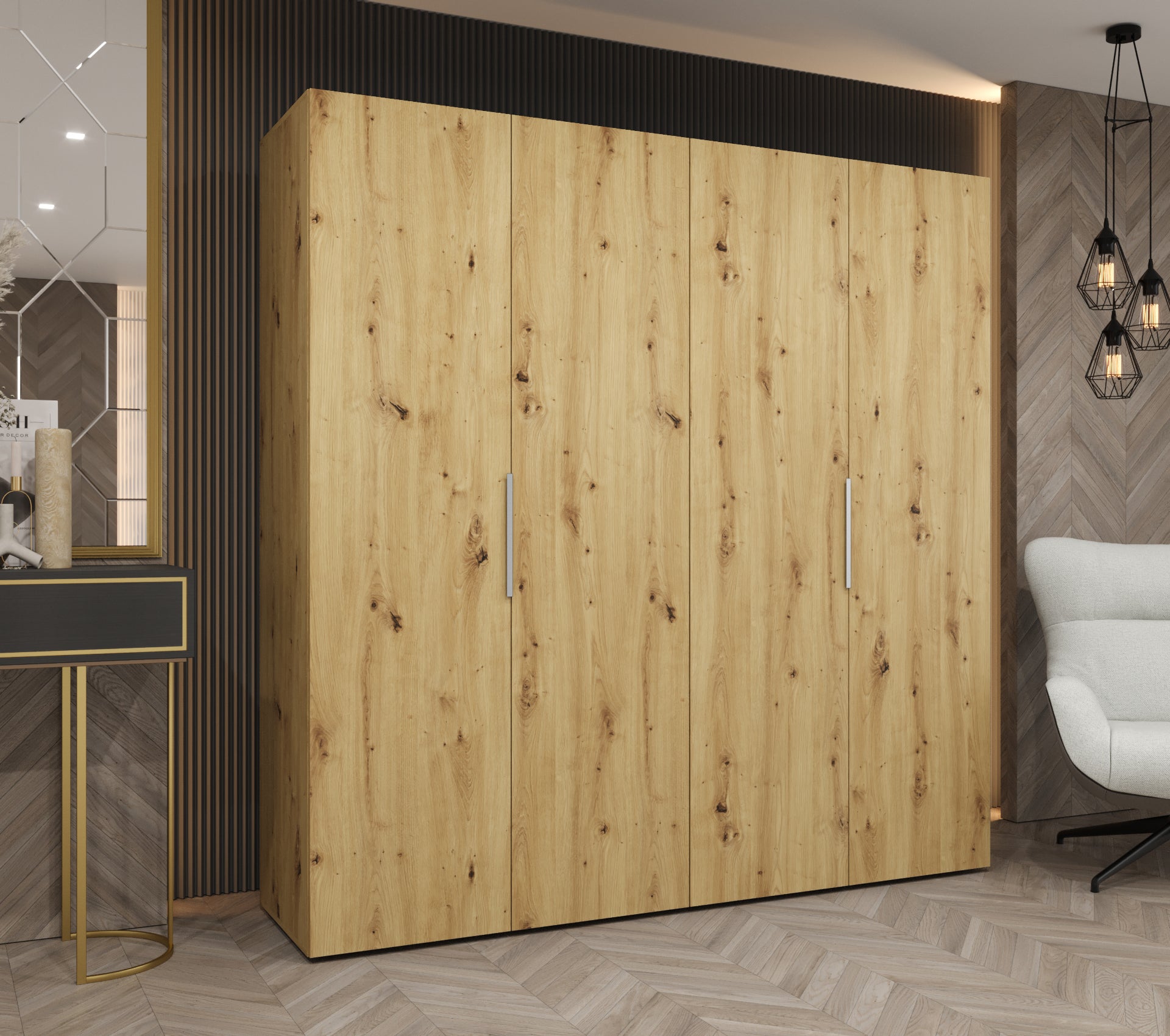 Szafa uchylna otwierana Marbella 1 200 x 52 x 202 cm artisan + u. kaszmir Abiks Meble - 2