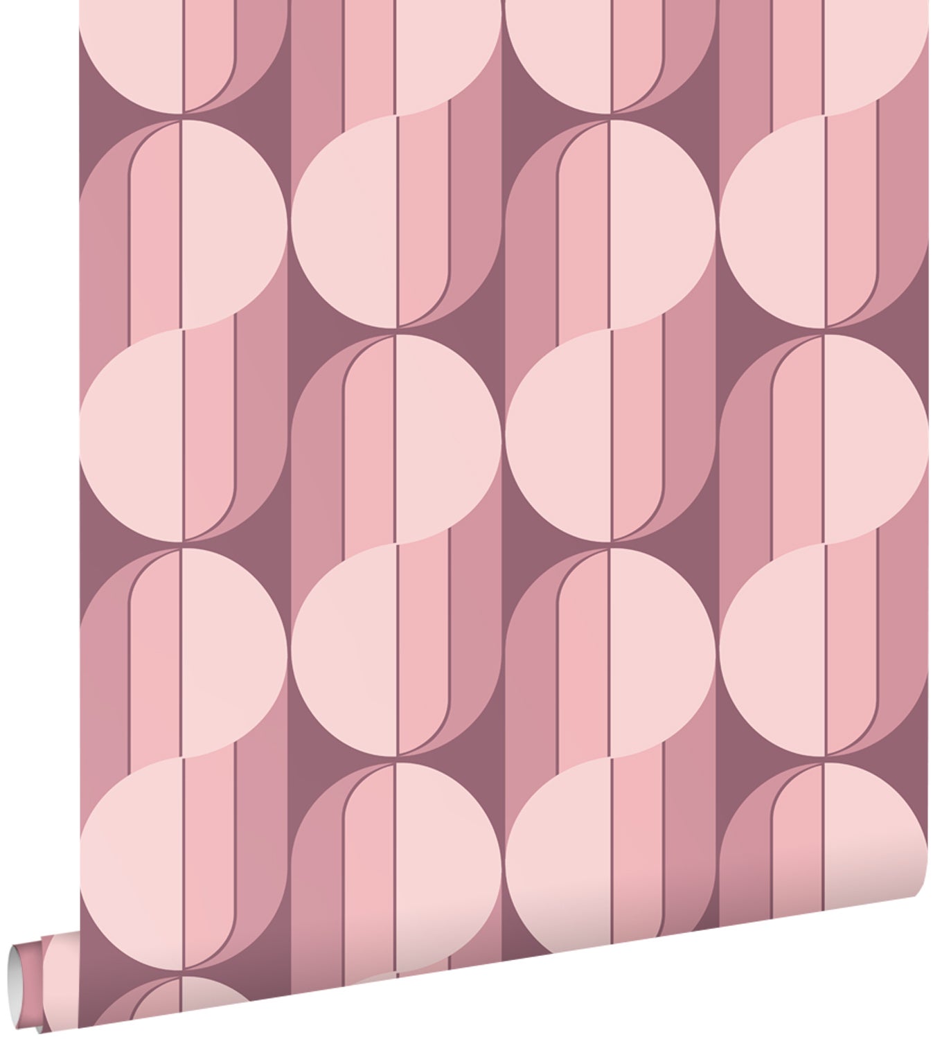 Tapeta ozdoby retro fioletowym - 50 x 900 cm - ESTAHOME