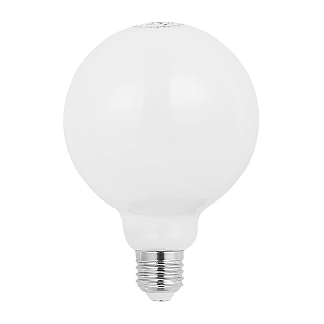 Arcchio Ampoule LED E27 8W 2700K G95 Globe, à intensité variable, opale, Ampoule lampes LED ampoule basse consommation