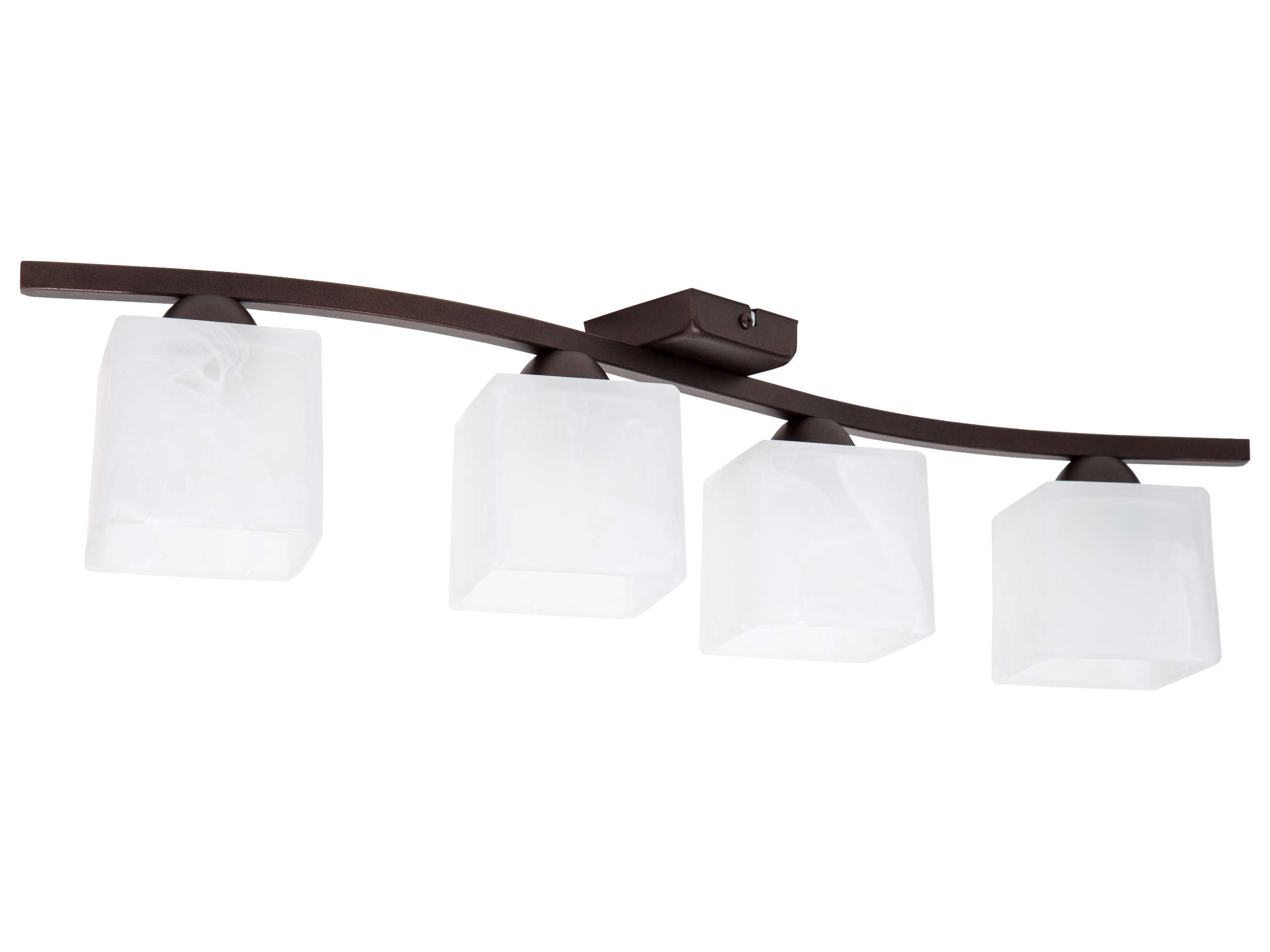 Lampa sufitowa wisząca Tina modern 4xE27 abażur kwadrat biały Light Home LH
