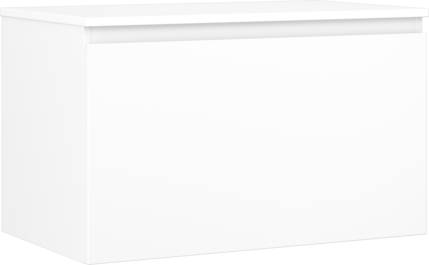 Mexen Orio szafka łazienkowa podumywalkowa 80 cm z blatem, 1 szuflada, biała mat - 91A10-08047-1-BFC01