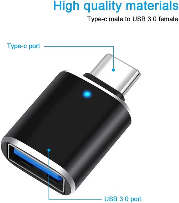 Adattatore USB-C A USB-A OTG - Trasferimento Dati Ad Alta Velocità Per PC E Smartphone - Foto 3