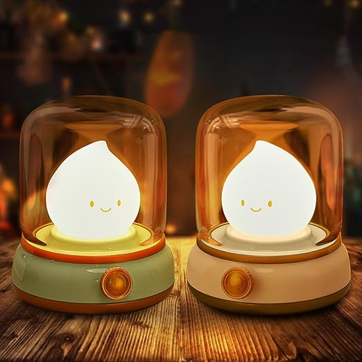 LED Notturna,Luce Notturna Bambini,USB Ricaricabile Lampada da Comodino,Lampada da Comodino Intelligente,Dimmerabile Luci Notturne per Bambini,Touch Dimmerabile Lampada da Tavolo LED per Camera