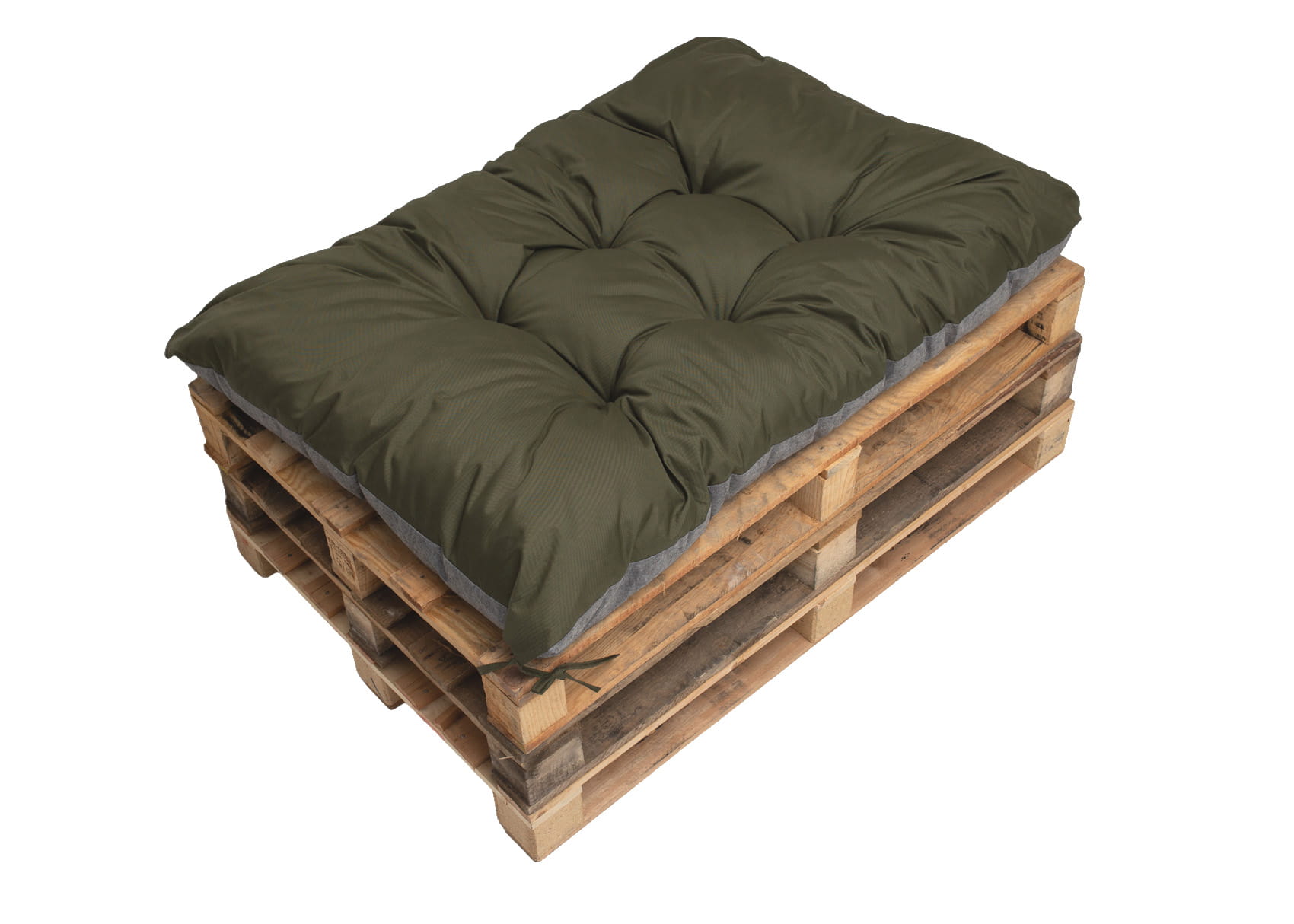 Poduszka ogrodowa na paletę 120x60cm poduszka na meble ogrodowe zielona, poduszka na balkon taras, poducha ogrodowa na meble z palet
