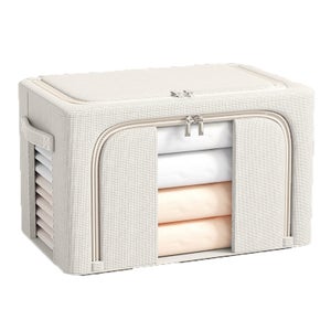 Scatola In Cartone Con Coperchio - Organizer Per Vestiti, Biancheria, Cambio Stagione O Regali, Media, Fiori Ortensie - Foto 2