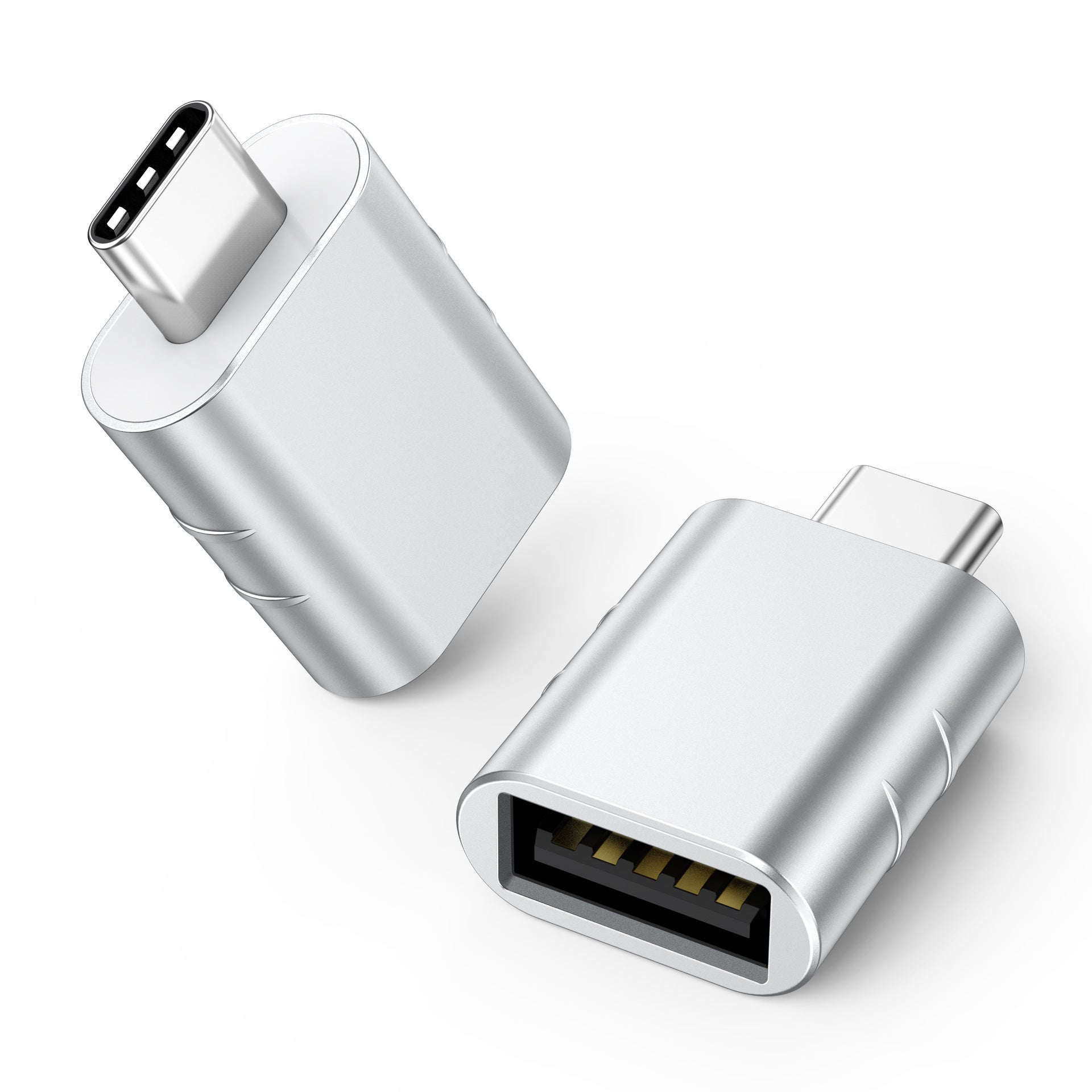 [2 sztuki] Adapter USB typu C na USB 3.0 Otg, USB typu C, Thunderbolt 3 na USB 3.1/3.0/2.0, kompatybilny z Huawei Mate 20, Macbook Pro