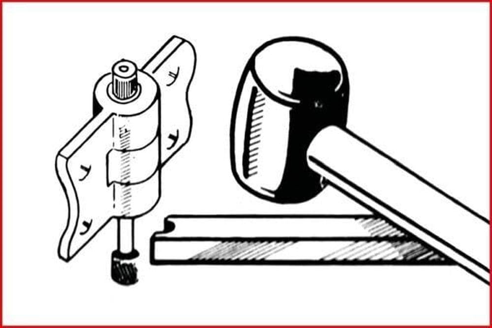 Coffret de démontage de charnières de porte - 6
