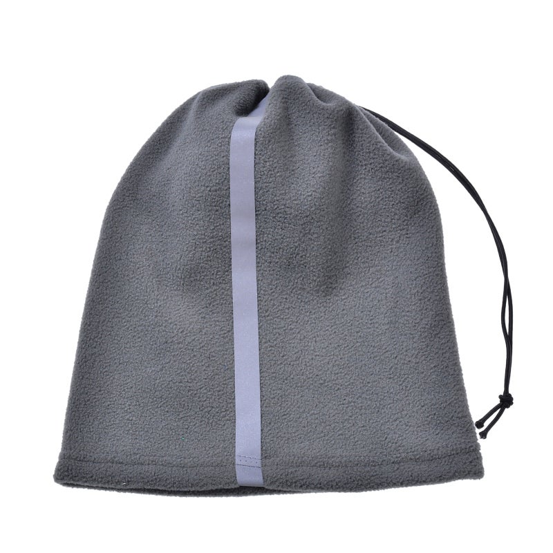 Gaiter de cou polaire ajustable, Couvre-visage réfléchi pour la sécurité, Bonnet chaud hiver, Écharpe outdoor sport pour hommes et femmes, Ski, Vélo - 7