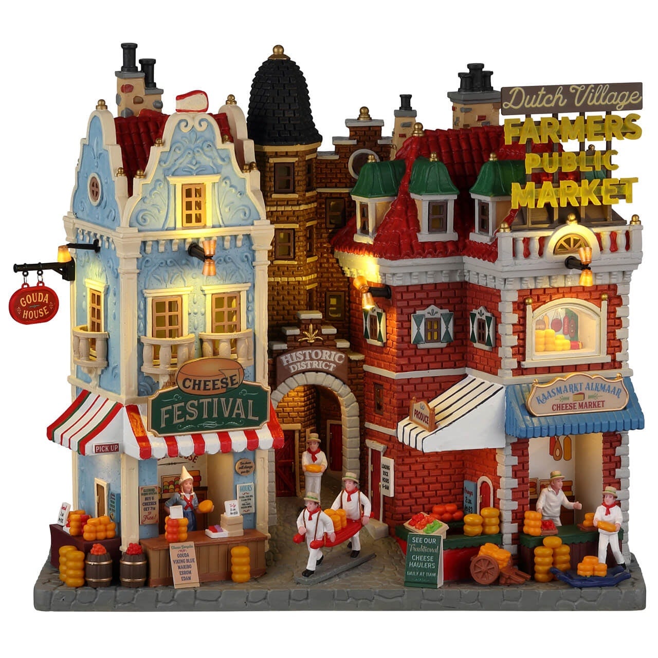 Figurine église De Village En Résine Anno Domini ZH396 – Déco Artisanale Française 13,5 X 8,5 X 12,5 Cm