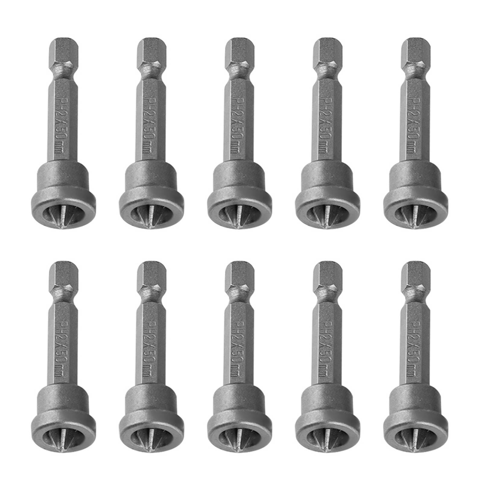 Embouts De Tournevis à Tige Hexagonale 6,35 Mm (1/4”) - Lot De 4 - Pour Perceuse/visseuse