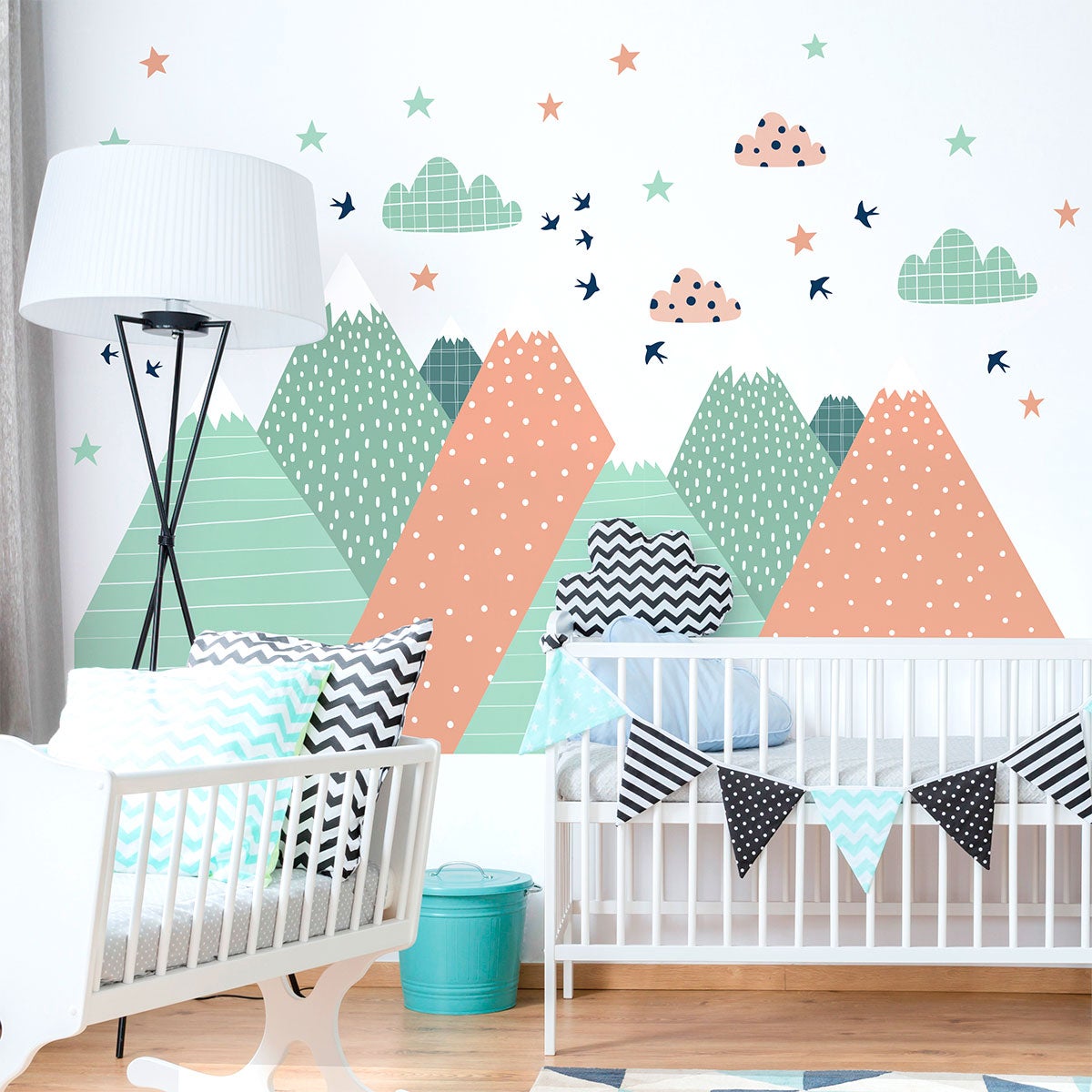 Adesivo bambino di montagna scandinavo rodika - Sticker adesivo - adesivi murali - 50x75cm - 5