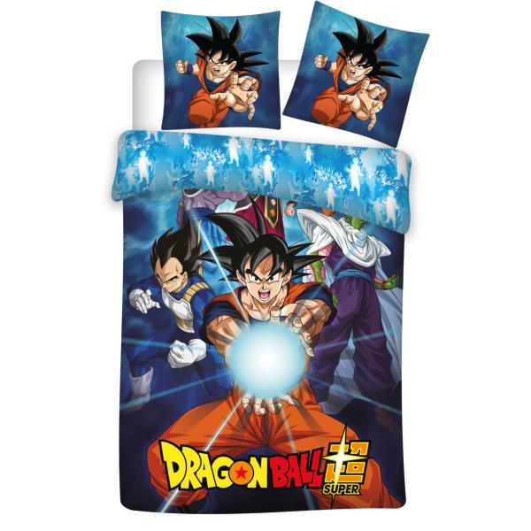 Housse de couette Dragon Ball Z Kaméhaméha, Enfant, 140x200cm, 1 personne, 100% Microfibre