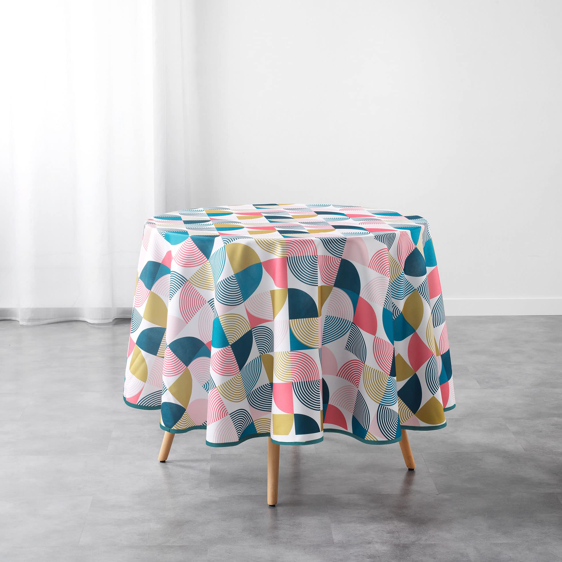 Gordijn met macramépatroon SAMYA, 140 x 240 cm